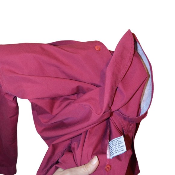 CABIN CREEK (R) Long Sleeves Red Button-Down Shirt Front Pocket Small/Chico - Picture 12 of 12